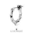 ライオンハート シルバーアクセサリー メンズ ライオンハート HOWL クロッシングピアス タテガミフープ シルバー925 1EA163A0SV LION HEART フープピアス ステンレスポスト 1点売り 片耳用 メンズピアス ブランド プレゼント 誕生日