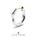 ライオンハート シルバーアクセサリー メンズ ライオンハート for Gift クラッチピアス フラグメント シルバー925 1EA173A0SV LION HEART K18ゴールドポスト フープピアス 1点売り 片耳用 メンズピアス ブランド プレゼント 誕生日