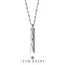 ライオンハート シルバーアクセサリー メンズ ライオンハート THE EDGE スリムネックレス シルバー シルバー925 1NE250A0SV LION HEART for Gift シルバーネックレス メンズ ブランド プレゼント 誕生日