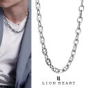 ライオンハート LH-1 チャンキーチェーンネックレス アンカー サージカルステンレス316L 金属アレルギー対応 03NC021ASV LION HEART ライオン ハート ステンレスネックレス 錨 メンズ 男性 ブランド プレゼント ギフト