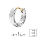 ライオンハート for Gift “THE EDGE” カッティングフープ ピアス シグネチャー シルバー925 1EA205A0SV LION HEART メ...