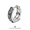 ライオンハート HOWL クラッチピアス ゴーティー シルバー925 1EA215A0SV LION HEART フープピアス K18ゴールドポスト 1点売り ...