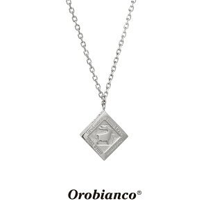 オロビアンコ ネックレス OREN024BKB (ガンメタルグレー) シルバー925 チェーン40+5cm Orobianco Necklace ブランド メンズ レディース ギフト(誕生日 プレゼント) 送料無料