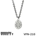 ビビファイ スモール プレート ネックレス 【人、スクランブル交差】 シルバー925 真鍮ブラックメッキチェーン (50cm) VIVIFY VFN-210 S...