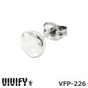 ビビファイ 槌目 (ツチメ) サークル スタッドピアス シルバー925 VIVIFY VFP-226 Hammered Circle Pierce 1点売り 片...