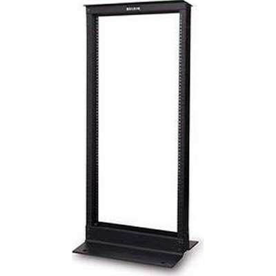 Belkin 28U 2 Post Open Rack 19 inch Black Aluminum