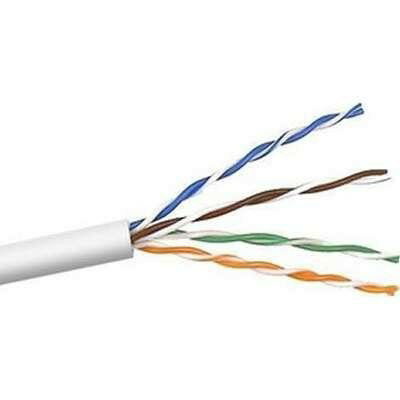 Belkin 1000FT Cable CAT5E Bulk-4PR 24AWG White Shield