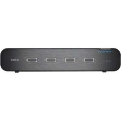 Belkin 4-Port Dual Head DP/HDMI to DP/HDMI Video Secure Desktop KVM Switch PP4.0