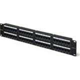 Belkin Mod Patch Panel 568AB 4PR HD RJ45 8W 110BLK 48 Port CAT6 Belkin Mod Patch Panel 568AB 4PR HD RJ45 8W 110BLK 48 Port CAT6
