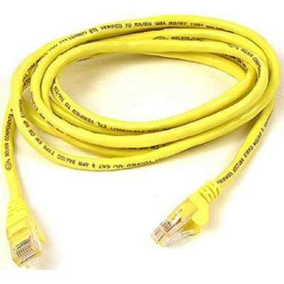 Belkin CAT 5e Horizontal UTP Bulk Cable 1000-Ft Yellow Plenum Solid