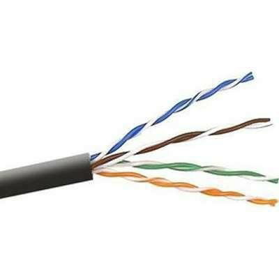 Belkin 1000FT Cable CAT6 Stranded-4PAIR 24AWG Black Bulk