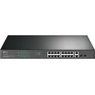 TP-LINK 18-Port Gigabit Rackmount Switch with 16-Port PoE+