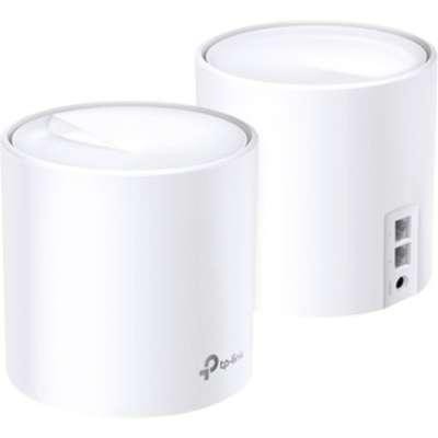 Product Name:AX1800 Whole Home Mesh Wi-Fi 6 SystemManufacturer Part Number:DECO X20(2-PACK)Product Type:Wireless RouterNetwork Band:Dual BandBroadband Transmission Technology:EthernetWireless LAN Standard:IEEE 802.11axISM Band:YesUNII Band:YesEthernet Technology:Gigabit EthernetNumber of Network (RJ-45) Ports:1Product Family:Deco X20Number of Broadband (RJ-45) Ports:1Total Number of Antennas:2Virtual Assistant Supported:AlexaTotal Wireless Transmission Speed:225 MB/sForm Factor:DesktopISM Maximum Frequency:2.40 GHzUNII Maximum Frequency:5 GHzNumber of Internal Antennas:2Wi-Fi Generation:Wi-Fi 6Height:5Width:4.3Depth:4.3Product Line:Deco X20Packaged Quantity:2Encryption Standard:WPA-PSKWPA2-PSKWPA3-PersonalWPA3Firewall Type:SPIWi-Fi Mesh System:YesStock Details:Manufacturer:TP-LINKManuf Part#:DECO X20(2-PACK)