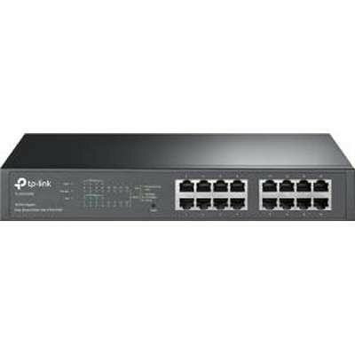 TP-LINK 16-Port Gigabit Easy Smart Switch with 8-Port PoE+