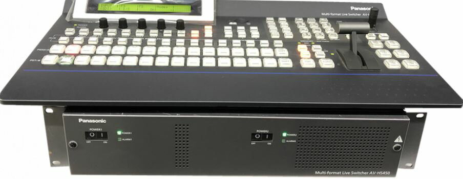 デモ機　Panasonicマルチフォーマットライブスイッチャー AV-HS450N