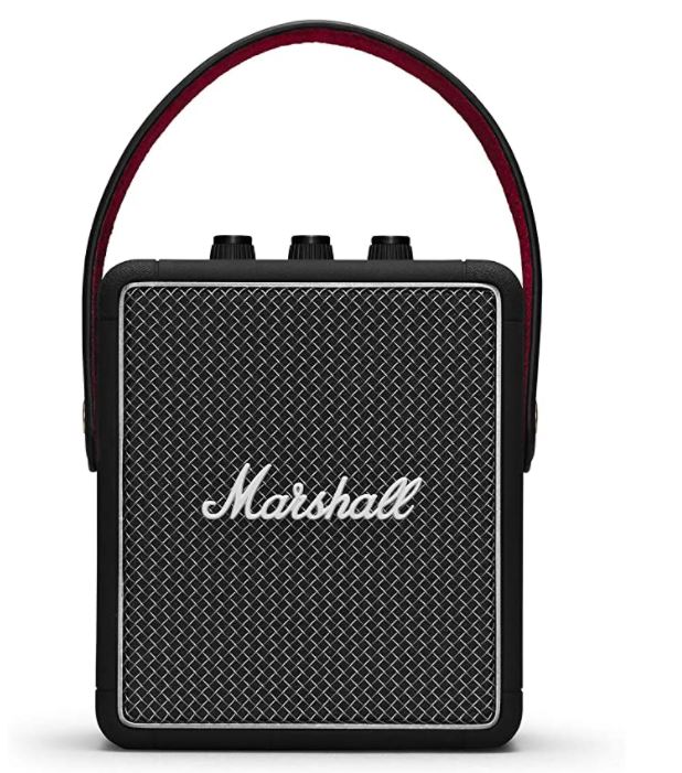 アウトレット特価　Marshall ワイヤレスポータブルスピーカー STOCKWELLII ブラック 連続再生20時間/IPX4防滴仕様/急速充電 STOCKWELL II BLACK