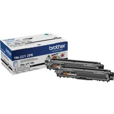Brother 2-pack TN2212PK Black Toner Cartridges Standard Yield