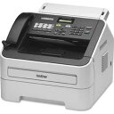Product Name:IntelliFax 2940 High-Speed Laser Fax ADF30PG 250 SheetProduct Type:Laser Multifunction PrinterCopy Color:MonochromeScan Color:ColorFax Color:MonochromeDisplay Screen Type:LCDStandard Input Media Capacity:250 sheetsUSB:YesMaximum Mono Print Speed (ppm):20Product Family:IntelliFAXPrint Color Capability:MonochromeEnergy Star:YesProduct Color:GrayMaximum Print Resolution (dpi):2400 x 600Form Factor:DesktopScanner Type:FlatbedMultifunction Devices:Copier/Fax/PrinterDuty Cycle:10000Recommended Use:Plain Paper PrintAdditional Warranty Information:1-Year Limited WarrantyMaximum Document Enlargement:400%Maximum Document Reduction:25%Maximum Copy Resolution (dpi):1200 x 1200Optical Resolution (dpi):600Country of Origin:ChinaHeight:12.2Width:14.5Depth:14.2Copier Type:SheetfedProduct Model:FAX-2940Product Line:IntelliFAXInput Voltage:110 V ACPackaged Quantity:1 EachPower Source:AC SupplyLimited Warranty:1 YearMaximum Print Size:Legal - 8.50 x 14.02Image Sensor Type:CISNumber of Input / Multipurpose Trays Installed:1Number of Input Trays Supported:1Fax Memory Capacity:500 pagesMaximum Input Media Capacity:250 sheetsOperating Power Consumption:360 WStandby Power Consumption:55 WMaximum Power Consumption:420 WHandset Connectivity:CordedUSB Standard:USB 2.0Maximum Mono Copy Speed (cpm):20Sleep-Mode Power Consumption:1.50 WMaximum Fax Resolution (dpi):203 x 392Hardware Resolution (dpi):600 x 600Interpolated Resolution (dpi):19200 x 19200Recycled:NoAssembly Required:NoNumber of Colors:1Certifications & Standards:UL Listed CertificationFax Compliant:Super G3Modem Speed:33.60 kbit/sMaximum Memory Supported:16 MBNumber of Copies:99Platform Supported:PCMacStandard Memory:16 MBTransmission Speed:3 sec/pageStock Details:Manufacturer:BrotherManuf Part#:FAX-2940