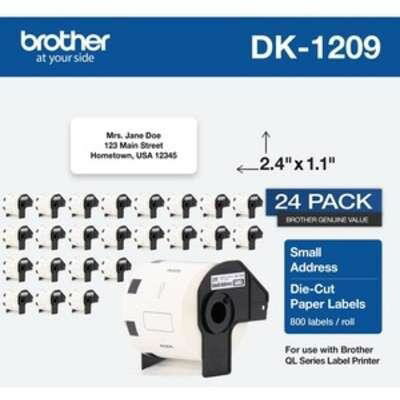 Rakuten - Brother DK120924PK Small Address 24-pack for QL Label Printers