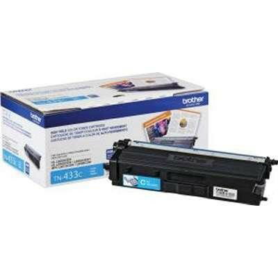 Brother TN433C Brother Genuine High-Yield Cyan Toner Cartridge Brother TN433C Brother Genuine High-Yield Cyan Toner Cartridge