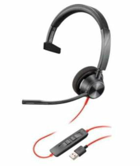 プラントロニクス Plantronics　Blackwire 3310 USB-C業務用ヘッドセット　BW3310-M