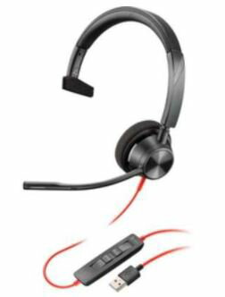 プラントロニクス Plantronics　Blackwire 3310 USB-A業務用ヘッドセット　BW3310 1