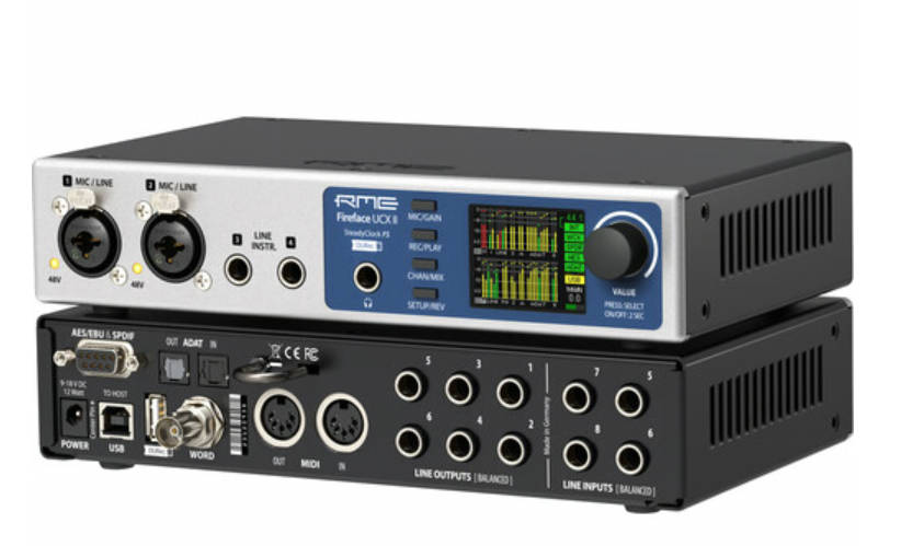 RME Fireface UCX II Desktop 20x20 USB Audio/MIDI Interface