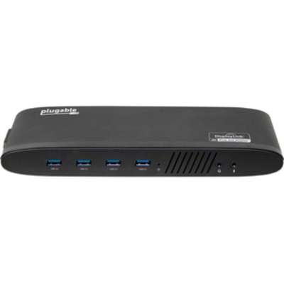 アウトレット品 Plugable Technologies Displaylink 4K Dual Monitor Horizontal Docking Station NO MFG PACKAGIN