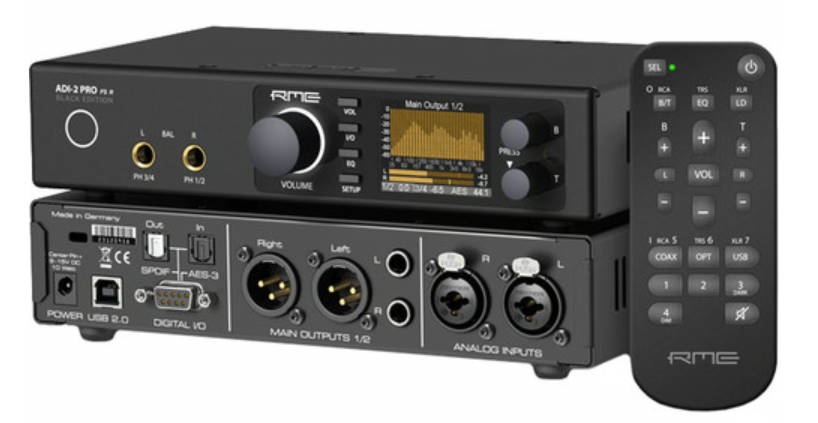 RME ADI-2 Pro FSR BE Reference AD/DA Converter with Extreme Power Headphone Amplifiers and Remote