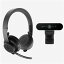 Logitech Microsoft TEAMS ZONE Wireless Headset + Brio webcam