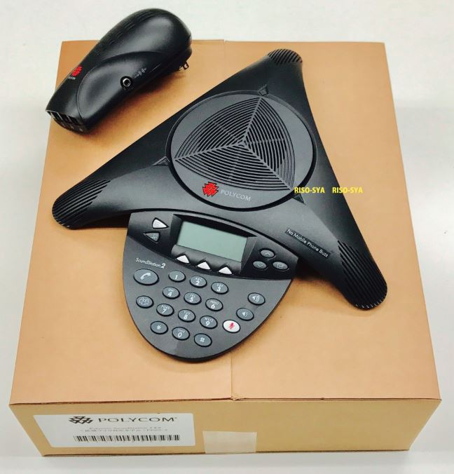 デモ機特価！2年保証付き Polycom SoundStation 2 EX 拡張マイク対応モデル 会議システム サウンドステーション2 PPSS-2