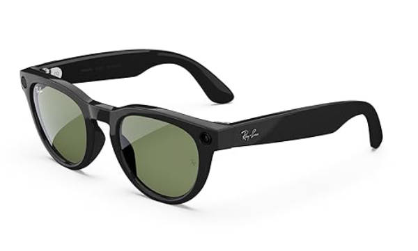 Rakuten - Ray-Ban Meta Headliner, Shiny Black　Gen 2　AI　サングラス　Meta Ray-ban Smart Glassesレイバン スマート グラス 2世代 グリーンレンズ