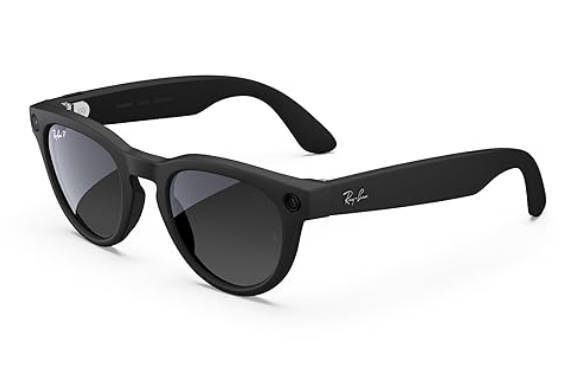 乐天商城 - Ray-Ban Meta Headliner, Shiny Black　Gen 2　AI　サングラス　Meta Ray-ban Smart Glassesレイバン スマート グラス 2世代　偏光グラデーショングラファイトレンズ