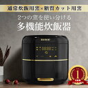 【リソウジャパン】新発売モデル 糖質カット炊飯器 RS-021
