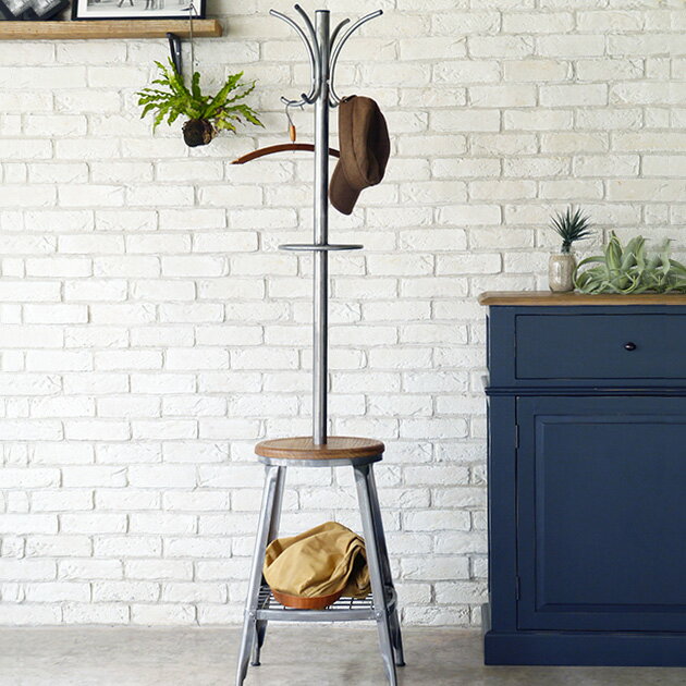 MOSH モッシュ COAT HANGER コートハンガー 【ノベルティ対象外】 コートハンガー ポールハンガー スチール 無垢材 ハンガーラック ビンテージ ...