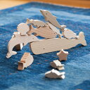 Oak Village (オークヴィレッジ) 海のいきものつみき 【ラッピング対応】 積み木 つみき 積木 おしゃれ かわいい 日本製 天然木 知育玩具 1歳 ...