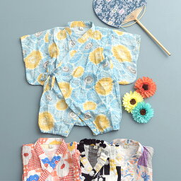 【50％OFF】【アフターセール】【ラッピング・メッセージカード対応】 OCEAN＆GROUND オーシャンアンドグラウンド 甚平ロンパス GIRL'S 【袋ラッピング対応】 ロンパース 浴衣 赤ちゃん 男の子 パジャマ 夏服 祝い