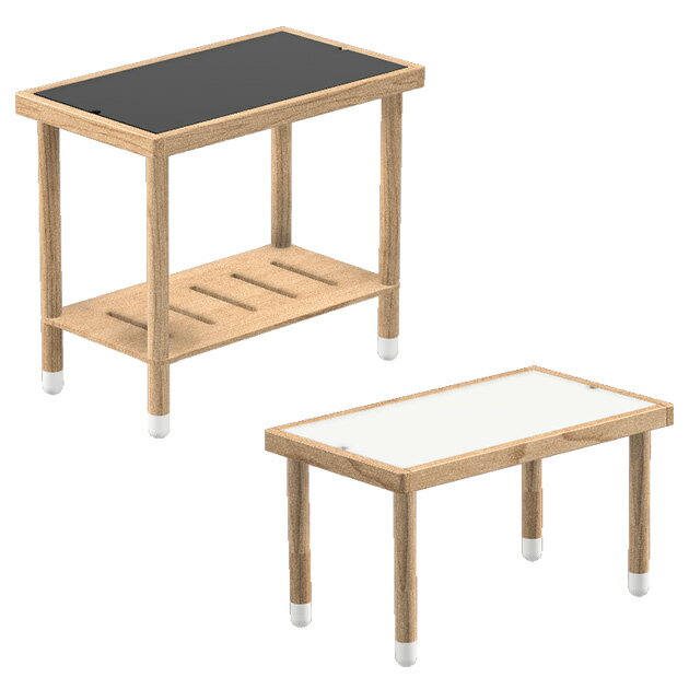 HOPPL ホップル bebed desk（べベッド デスク） キッズデスク キッズテーブル 子供用 机 木製 学習デスク 勉強机 シンプル 北欧 おしゃれ