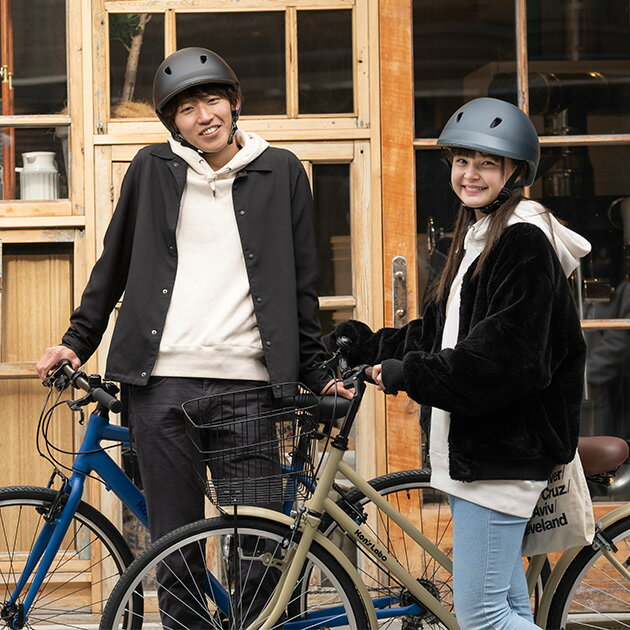 dolphin ドルフィン 自転車用ヘルメット ヘルメット 自転車 中学生 高校生 通学 おしゃれ 無地 シンプル 日本製 SG規格