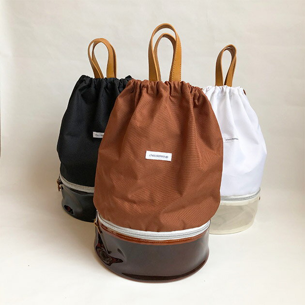 【ラッピング メッセージカード対応】 chocolatesoup チョコレートスープ TWO LAYER POOL BAG プールバッグ 2層式 おしゃれ キッズ 子ども 男の子 女の子 大人 シンプル プール 海水浴