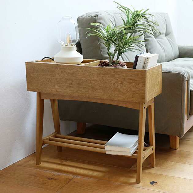 マルチラック Multi Rack ヴィンテージナチュラル サイドテーブル 玄関収納 プランターラック 収納ラック 木製 おしゃれ シンプル コンパクト サイドラック 収納家具