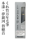 万年毛筆 呉竹 『くれ竹万年毛筆 本漆・夢銀河 替穂首』 書道 習字 交換 筆ペン ペン インク 美文字 墨 年賀状 贈り物 文字 宛名 高級 大人 事務 書道用品