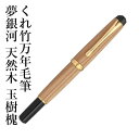 万年毛筆 呉竹 『くれ竹万年毛筆 夢銀河 天然木 玉樹槐』 筆ペン ペン インク 美文字 墨 年賀状 贈り物 プレゼント 毛筆 宛名 高級 大人 事務 書道用品...