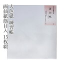色紙 『大色紙 練習帳 画仙紙筋目入 15枚綴』 水墨画 墨彩画 書道 習字 書道用品