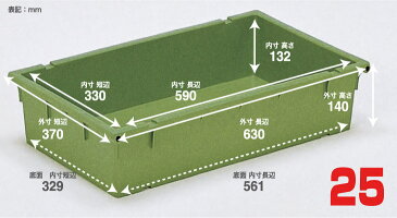プラ舟 25 グリーン 業務用 プラスチック 23リットル 25リットル 25L 金魚 亀 メダカ 水槽 リス興業