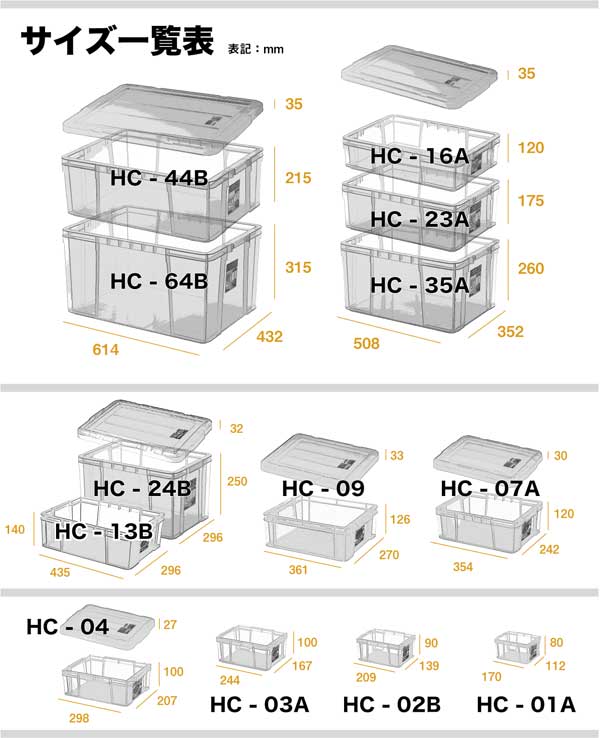 ホームコンテナー HC-13 24フタ 収納ボックス 収納ケース 透明 汎用ボックス バックヤード収納 業務用 収納ボックス プラスチック 衣装ケース 積み重ね 押入れ 収納 リス クリアー ブルー