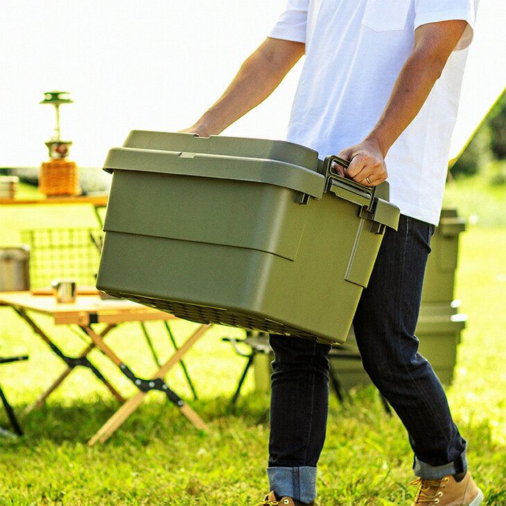 【メーカー直販店】【レビューでプレゼント有り】トランクカーゴ TC-50S キャンプ 積み重ね 収納 ボックス 50L アウトドア 頑丈 丈夫 スツール 収納BOX おしゃれ フタ付き 蓋付き コンテナボックス 釣り グリーン グレー ブラック 座れる チェア 収納 車載 新型 リス RISU通販格安セール情報 楽天 通販