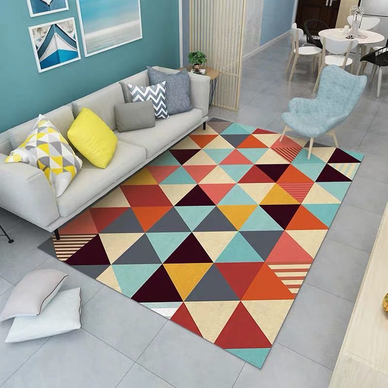 Patterned - A008229ラグ カーペット ラグマット 160×230cm ホットカーペット対応 ．別のサイズあり
