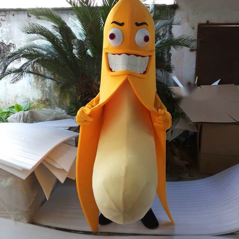 税込 コスプレ衣装 着ぐるみ 大人用着ぐるみ きぐるみ キャラクター ハロウィン 仮装 バナナ 人気色 コスプレ 変装 仮装ホビー Www Meandertravel Com