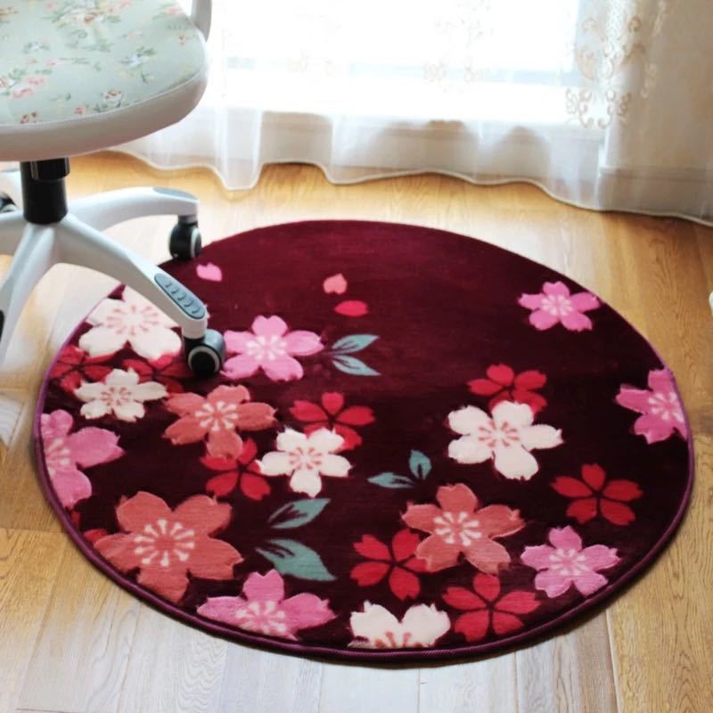 A045649ラグ カーペット ラグマット 100cm ホットカーペット対応 別のサイズあり